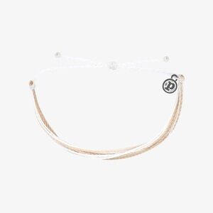 Pura Vida Beige String Bracelet